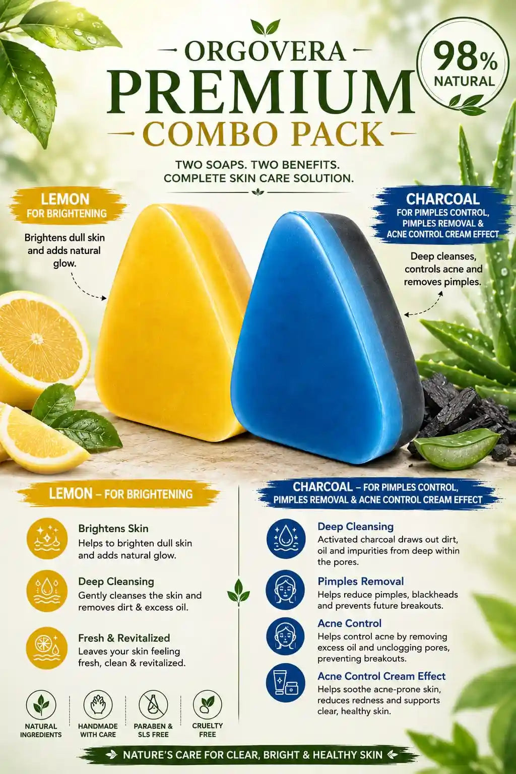 Orgovera Premium Combo | Handmade |100gm