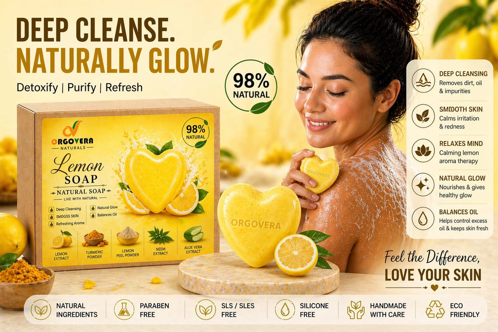 Lemon Bar-Brightening & glow | Handmade |65gm