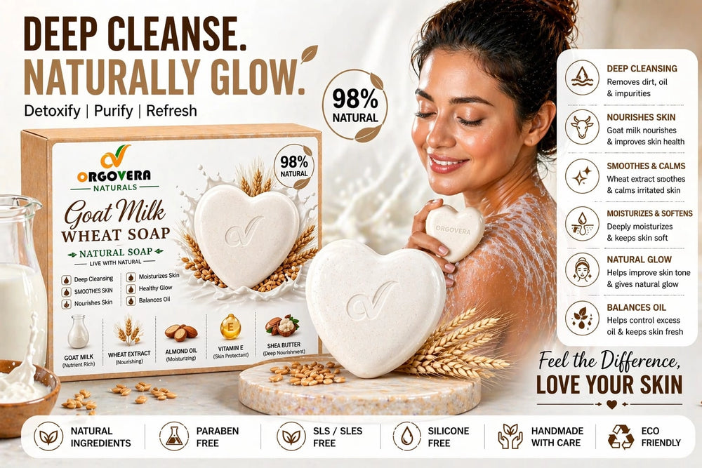 Goat Milk Soap – Gentle, Soft & Healthy Glow | Handmade | 65gm