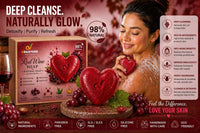 Red Wine Soap – Anti-Aging, Glow & Skin Firming |Handmade | 65gm