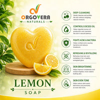 Lemon Bar-Brightening & glow | Handmade |65gm