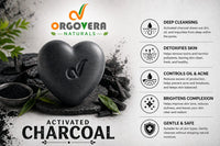 Activated Charcoal Soap – Pimple Control & Tan Removal | Handmade | 65gm