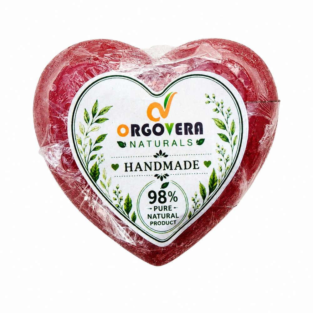 OrgoVera Naturals Charcoal & Red Wine Handmade Soap | Oil Control & Skin Glow | 2*70g | Buy 1 Get 1 Free