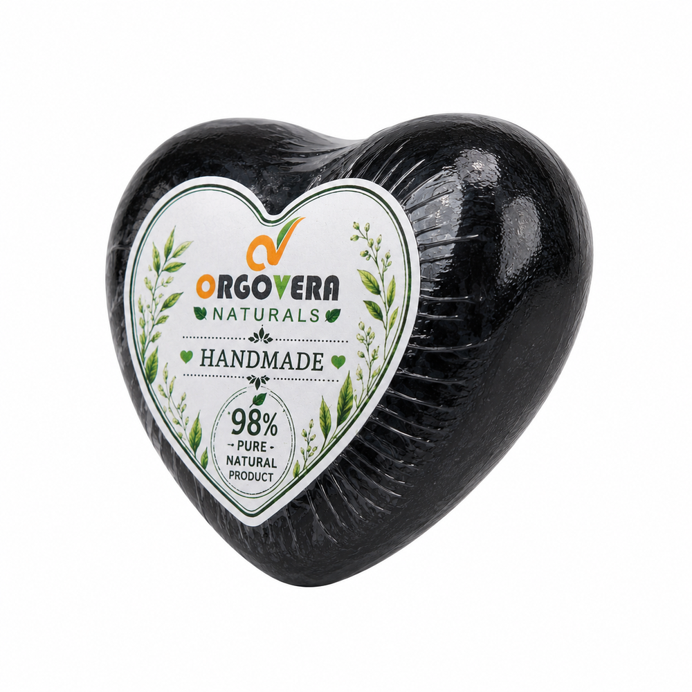 OrgoVera Naturals Charcoal & Goat Milk Handmade Soap Combo | Acne Care & Moisturizing | Buy 1 Get 1 Free